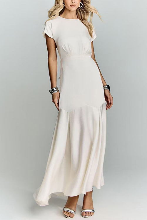 MALAGA – Satin Maxi Dress – 5617