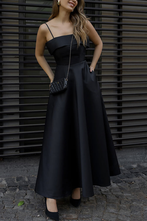 DUBROVNIK – Satin Maxi Dress – 2795