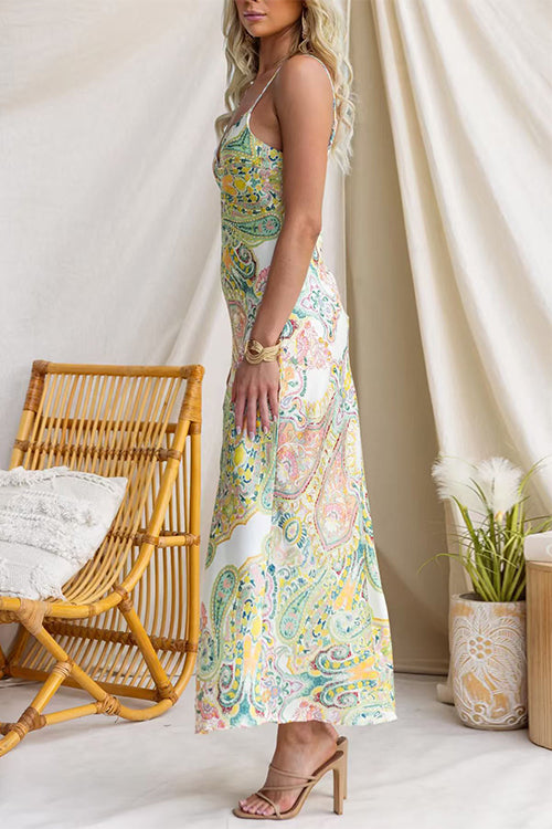 MILAN – Paisley Maxi Dress – 6523