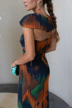 SANTORINI – Strapless Maxi Dress – 3641