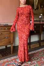 ALICANTE – Bell Sleeve Maxi Dress – 8018