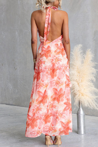 ATHENS – Halter Maxi Jurk – 1315