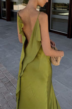 CANNES – Satin Cami Maxi – 3308