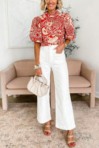 PRAGUE – Mockneck Pullover Top – 2834