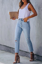 MILAN – High Rise Skinny Jeans – 3449