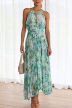 MARSEILLE – V Neck Maxi Dress – 1461