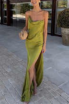 CANNES – Satin Cami Maxi – 3308