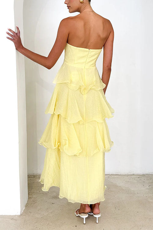 MYKONOS – Strapless Maxi Dress – 2316