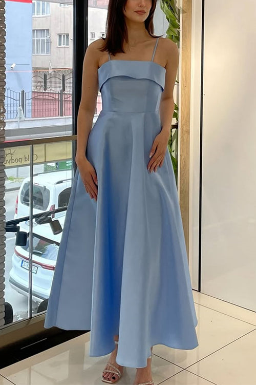 DUBROVNIK – Satin Maxi Dress – 2795