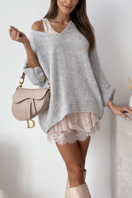 COPENHAGEN – V Neck Pullover Sweater – 6516