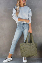 STOCKHOLM – Puff Sleeve Sweatshirt – 2524