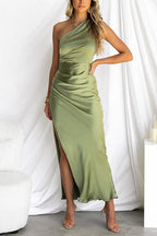 ATHENS – One Shoulder Maxi Dress – 6373