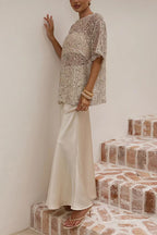 FORMENTERA – Crochet Sequin Top – 7243