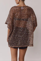 LYON – Sequin Crochet Top – 4616