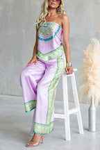 CANNES – Strapless Printed Top – 6681