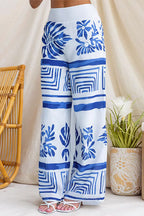 PORTOFINO – Wide Leg Printed Pants – 4694