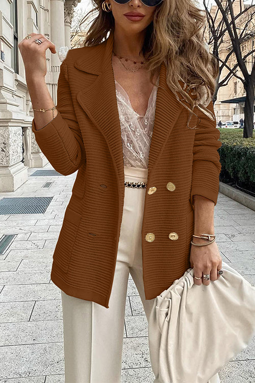 STOCKHOLM – Double Breasted Cardigan – 6269