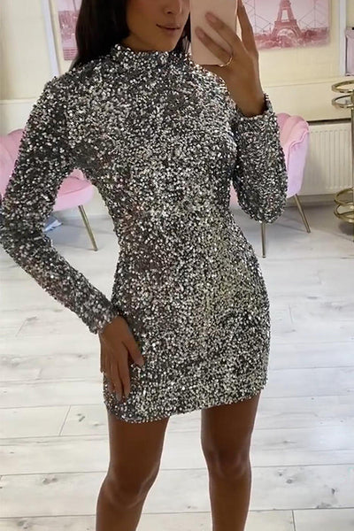 GENEVA – Sequin Bodycon Mini Dress – 3366