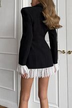 CANNES – Lace Trim Blazer – 7480