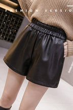 LISBON – Faux Leather Shorts – 5154
