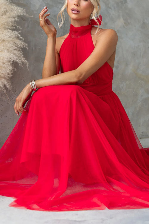 VALENCIA – Halter Maxi Dress – 7921