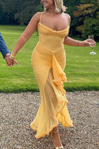 NICE – Spaghetti Strap Maxi Dress – 5497