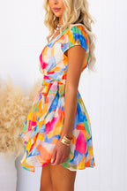 PORTO – Wrap Mini Dress – 6023