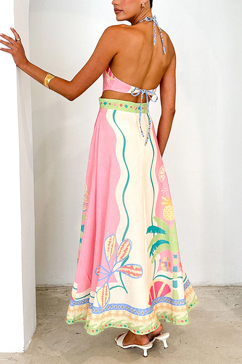 PORTOFINO – Halter Maxi Dress – 5928