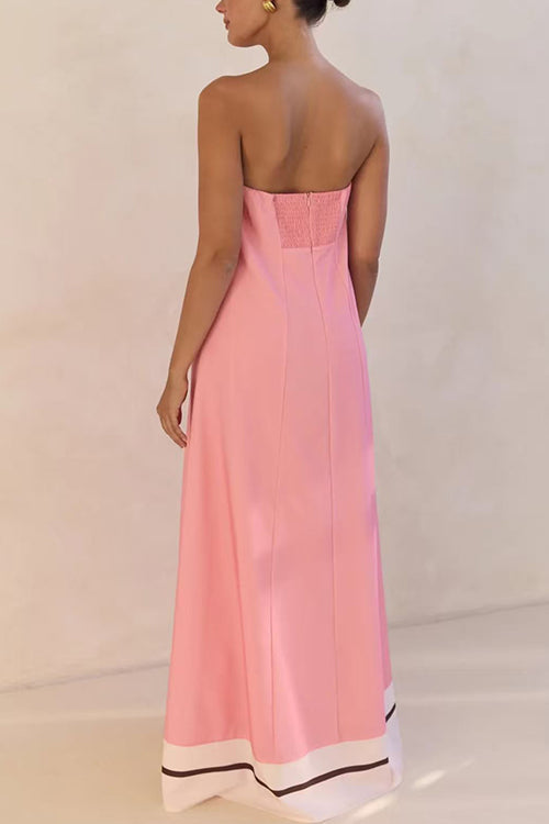 MALAGA – Strapless Maxi Dress – 9487