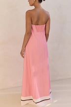 MALAGA – Strapless Maxi Dress – 9487