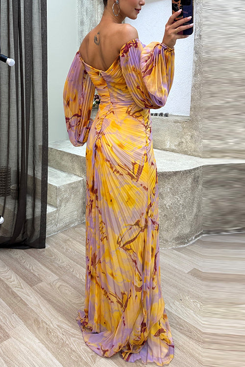 SEVILLE – Off Shoulder Maxi Dress – 5610