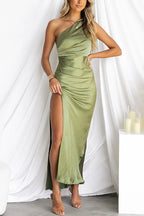 ATHENS – One Shoulder Maxi Dress – 6373