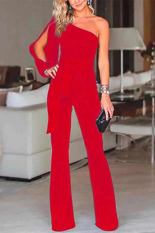 DUBROVNIK – One Shoulder Jumpsuit – 9866