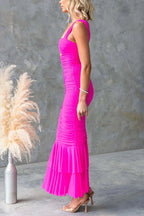 ATHENS – Sleeveless Bodycon Maxi – 1785