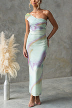 DUBROVNIK – One Shoulder Maxi Dress – 9386