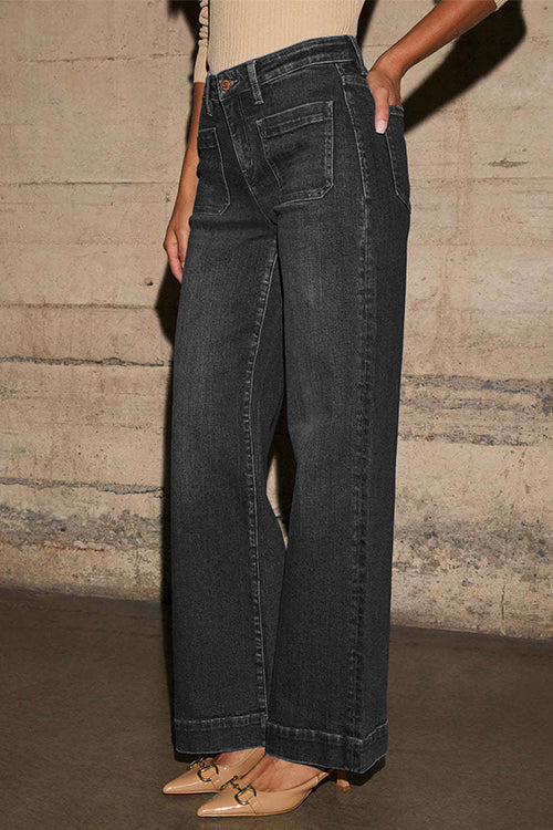 IBIZA – High Rise Straight Pants – 9912