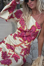 IBIZA – One Shoulder Maxi Dress – 7002