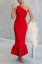 MYKONOS – One Shoulder Maxi Dress – 5037