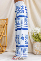 PORTOFINO – Wide Leg Printed Pants – 4694