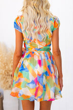 PORTO – Wrap Mini Dress – 6023