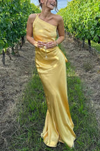 ROME – Satin Maxi Dress – 2182