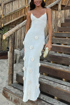 NAPLES – Open Back Maxi Dress – 3643