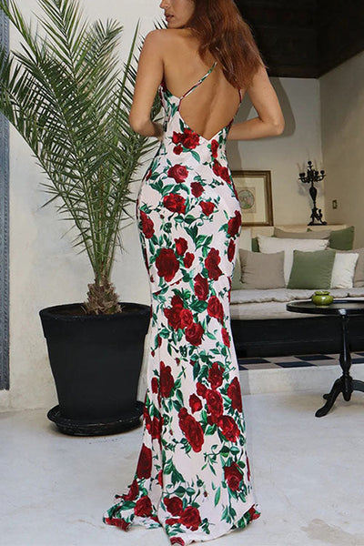 PALERMO – Floral Maxi Dress – 1528