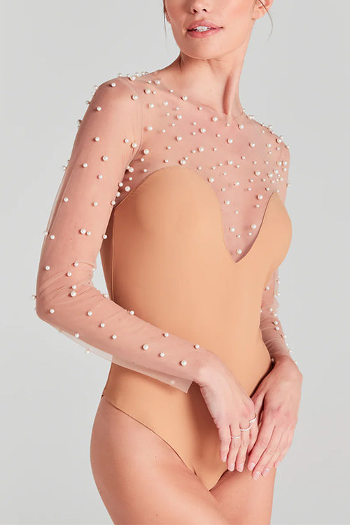 PARIS – Pearl Mesh Bodysuit – 9251