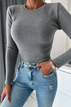 VIENNA – Ribbed Knit Top – 9179