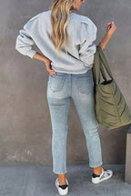 STOCKHOLM – Puff Sleeve Sweatshirt – 2524