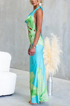 SPLIT – Halter Maxi Dress – 1621