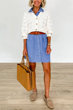 MYKONOS – Striped Shirt Dress – 6891