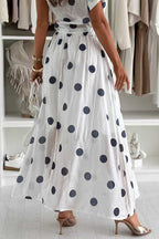 PORTO – Polka Dot Maxi Skirt – 2888
