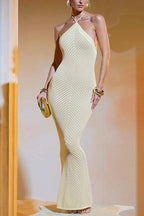 SALERNO – Halter Maxi Dress – 2882